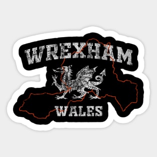 Wrexham Maps Sticker